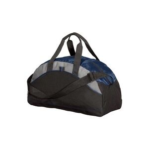 NWOT Dark Blue Polyester Canvas Duffel Bag